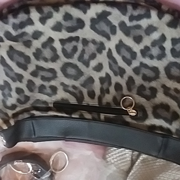 Miche demi base  golden bronze shell leopard shell long crossbody strap+braided - Picture 15 of 16